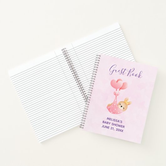 Cute Baby Bunny dans une couverture de coeur Livre (Intérieur)