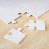 Cute baby Bunny en vlinder. Jigzaag Puzzle Legpuzzel (Zijkant)