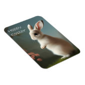 Cute Baby Bunny Portrait Magneet (Rechterzijde)