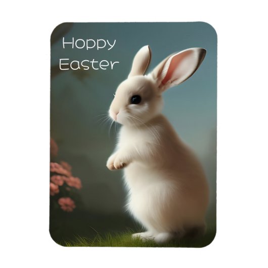 Cute Baby Bunny Portrait Magneet (Verticaal)