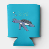 Cute baby cartoon zee  blikjeskoeler (Achterkant)