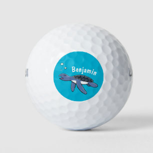 Cute baby cartoon zee  golfballen