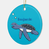 Cute baby cartoon zee  keramisch ornament (Links)