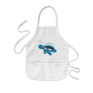 Cute baby cartoon zee kinder schort