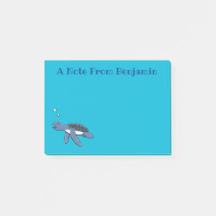 Cute baby cartoon zee  post-it® notes