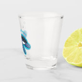 Cute baby cartoon zee  shot glas (Rechts)