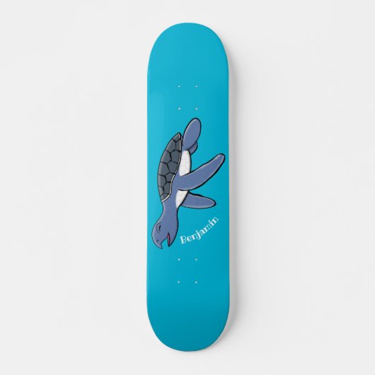 Cute baby cartoon zee  skateboard (Voorkant)