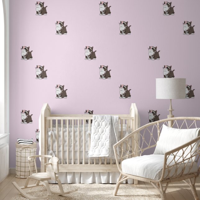 Cute Baby Cat Behang (Kinderen)