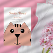 Cute Baby Chat Genre Reveillez Invitation
