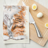 Cute Baby Chat Serviette de cuisine (Quart Plié)