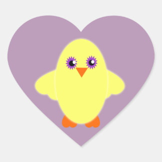 Cute Baby Chick Gifts and Clothing van kinderen Hart Sticker