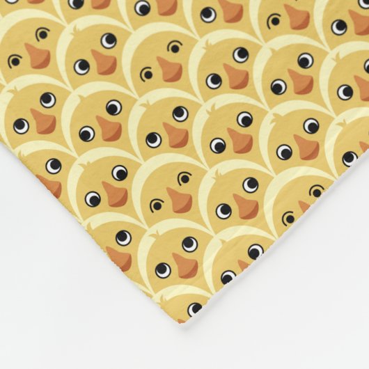 Cute Baby Chicken Pattern Fleece Blanket (Hoek)