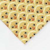 Cute Baby Chicks Motif polaire couverture (Coin)