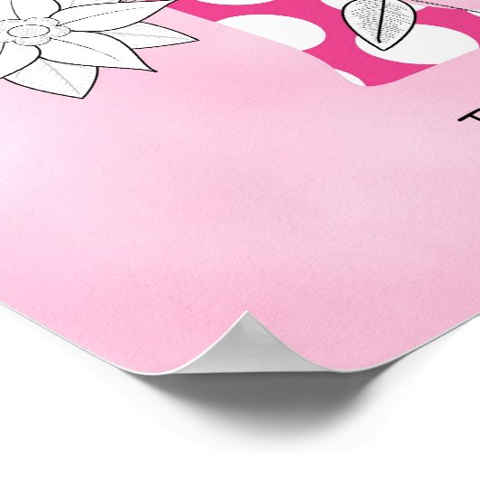 Cute Baby Child Personalized Name L is for Poster (Hoek)