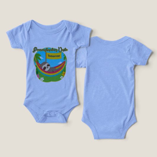 Cute baby cloth with funny design (Ontwerp Voorkant & Achterkant)