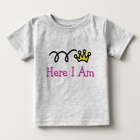 Cute baby clothing with funny text | Customizable (Voorkant)