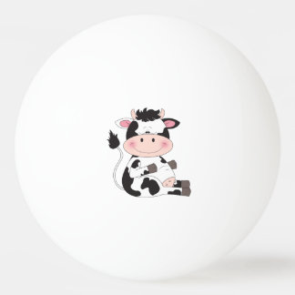 Cute Baby Cow Cartoon Pingpongballen