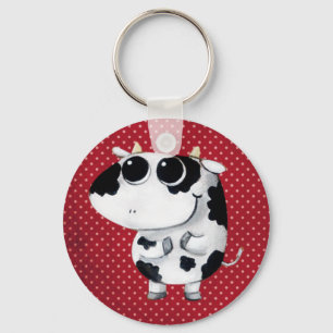 Cute Baby Cow Sleutelhanger