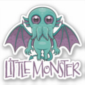 Cute Baby Cthulhu Little Monster Sticker (Voorkant)