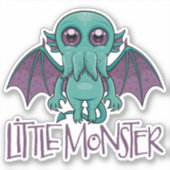 Cute Baby Cthulhu Little Monster Sticker (Voorkant)