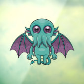 Cute Baby Cthulhu Monster Raamsticker (Vel 3)