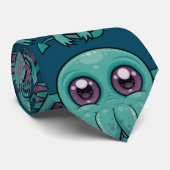 Cute Baby Cthulhu Monster Stropdas (Opgerold)