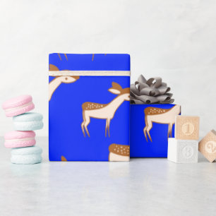 Cute Baby Deer and Family Cadeaupapier