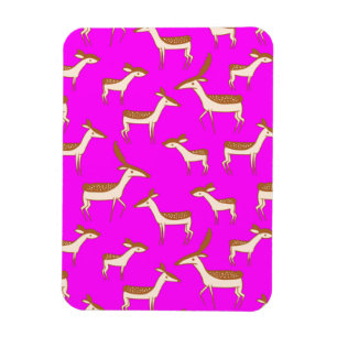 Cute Baby Deer and Family Magneet