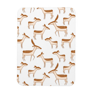 Cute Baby Deer and Family Magneet