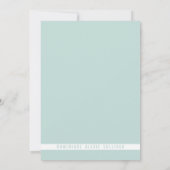 Cute Baby Deer Photo Birth Announements Aankondiging (Achterkant)