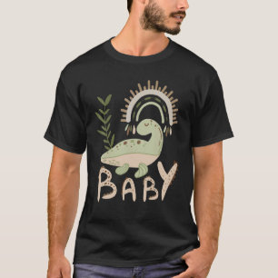 Cute Baby Dinosaur Baby shower Family Kinder Dino  T-shirt