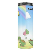  Cute Baby Dinosaur Ice Cream Thermosbeker (Achterkant)
