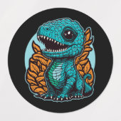 Cute Baby Dinosaur Labels (Design 2)