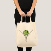 Cute baby dinosaur Peek Tote Bag (Voorkant (product))