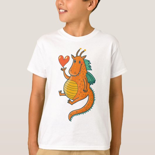 Cute baby dinosaur t-shirt (Voorkant)