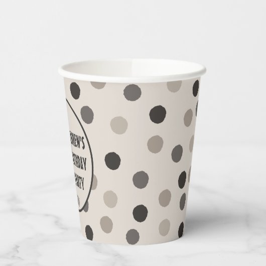 Cute Baby Donkey Birthday Party Papieren Bekers (Links)