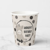 Cute Baby Donkey Birthday Party Papieren Bekers (Voorkant)