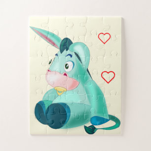 Cute Baby Donkey Legpuzzel