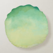 Cute Baby Dragon Aquarelle Coussin (Dos)