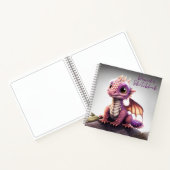Cute Baby Dragon Carnet de carnet de croquis (Intérieur)