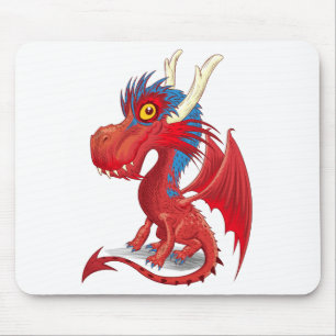 Cute Baby Dragon Muismat