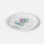 Cute Baby Dragon Papieren Bordje (Gekanteld)