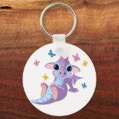 Cute Baby Dragon Sleutelhanger (Voorkant)