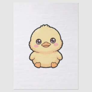 Cute Baby Eend Kuiken Tissuepapier