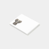 Cute Baby Elephant Calf met leesbril Post-it® Notes (Schuin)