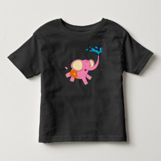 Cute Baby Elephant Design Element Toddler T-shirt