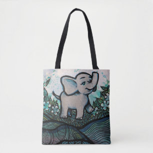 Cute Baby Elephant Draagtas