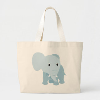 Cute Baby Elephant Grote Tote Bag