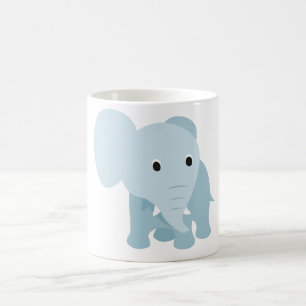 Cute Baby Elephant Koffiemok