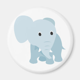 Cute Baby Elephant Magneet